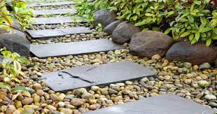 Design suggestions for landscaping with pavers. Garden Stone How To Choose The Right Stone For Your Garden