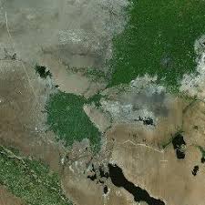Map of uzbekistan, satellite view. Sputnikovaya Karta Samarkandskoj Oblasti Yandeks Karty