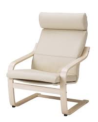 Poang Armchair Birch Veneer Glose Off White Ikea Ikea Poang Chair Leather Chair Cushions Armchair