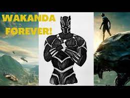 Please contact us if you want to publish a wakanda black. How To Draw Black Panther Wakanda Forever Youtube
