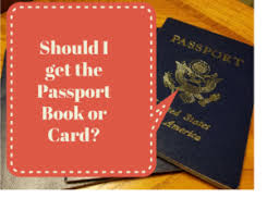 Standard passports are also known as passport books, and they contain several bound pages that serve as a home for any necessary travel visas you obtain. Should I Get The Passport Book Or Card Keeping Life Simple