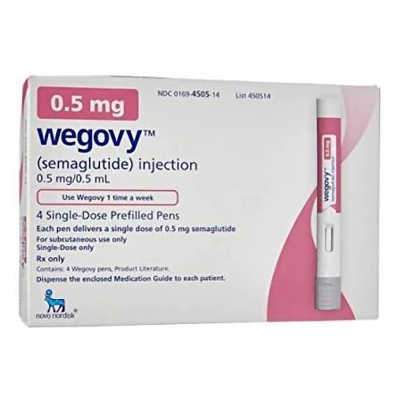 Semaglutide 0.5 Mg Inj WEGOVY 0.5MG INJECTION at ₹ 17345/piece | Nagpur | ID: 2857199234662