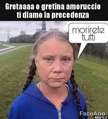 Risultato immagini per gif animata. Greta Thunberg