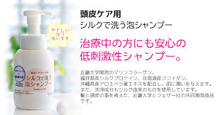 頭皮ケア用 シルクで洗う泡シャンプー