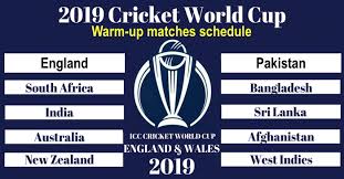Get the complete world cup 2019 time table, fixtures, dates, match timings (in ist), ground & venue details. Icc Cricket World Cup 2019 Warm Up Matches Complete Schedule Dates And Venues Crickettimes Com
