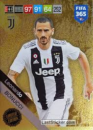 Fifa 21 ratings and stats. Card Le Lb Leonardo Bonucci Panini Fifa 365 2018 2019 Adrenalyn Xl Laststicker Com