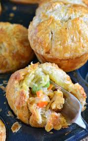 Chicken Pot Pie Pockets Comforting And Filling After School Snack That Is Easy To Prepare And Kids Will Love It Chicken Pot Pie Recipes
