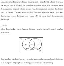 Contoh Soal Himpunan Diagram Venn Dan Pembahasannya