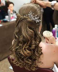 Peinados Boda Hair Styles Bridal Party Hair Curly Hair Styles Naturally