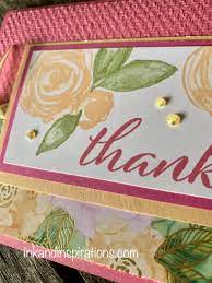 Metallic ribbons cut to 6″. Make A Simple To Sensational Card With Stampin Up Artistically Inked Stamp Set Ink And Inspirations