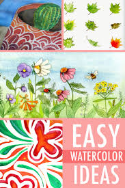 These easy watercolor holiday cards colorful, vibrant, and fun to make and gift to friends and family! Easy Watercolor Ideas For Any Skill Level