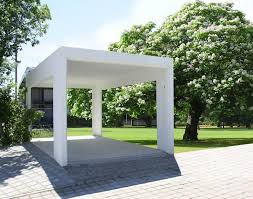 Laumer Garagenbau Carport Foto Laumer Die Alternative Garage Massiver Carport Mit Schoner Dachterasse Laumer Garage Fertiggaragen Garagenbau Carports