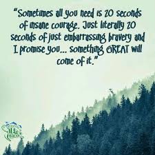 Sometimes All You Need Is 20 Seconds Of Insane Courage Sometimes All You Need Is 20 Seconds Of Insane Courage With Images Family Quotes Interesting Quotes Quotes