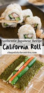 California Roll Recipe Sushi Recipes California Roll Sushi Sushi Recipes Homemade