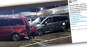 We know your time is valuable, and are committed to simplifying the car buying process to make your next purchase as fast, easy, and transparent as possible. Disgruntled Ex Mercedes Employee Steals Backhoe Wrecks 50 Vans At Spanish Factory Carscoops