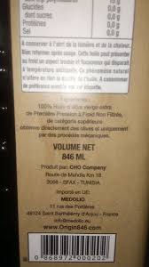 Huile D Olive Vierge Extra Origin 846 846 Ml