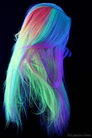 Blacklight Neon Hair Done With The New Kenra Neons Photo By Lauren Limon Rainbow Tropical Day Glo Hair Not Quite G Hair Styles Glow Hair Rainbow Hair Color