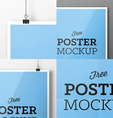 Free Poster Mockup By Mike Delsing Via Behance Poster Template Free Poster Mockup Poster Mockup Free