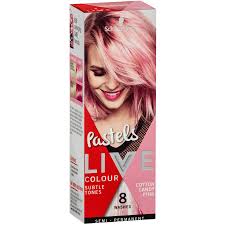 Don't forget to purchase latex gloves! Buy Schwarzkopf Pastels Live Color Hair Colour Cotton Candy Pink Online At Shop Countdown Co Nz