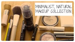 minimalist makeup collection natural