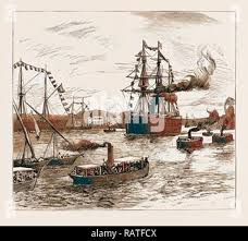 MAIL STEAMER 'CATHAY', 1883: RECEPTION ...