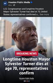 Rest in peace, Mayor Turner 🕊️