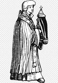 Borrowed from spanish obispo (bishop). Edad Media Feudalismo Obispo Papel Medieval Blanco Monocromo Png Pngegg