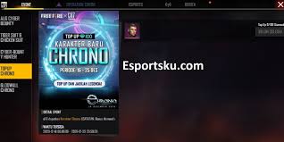 Now enjoy free christian ronaldo chrono character (cr7 characte) in free fire advance server. Bug Chrono Ff Character Event Top Up Error Free Fire Esportsku Game News