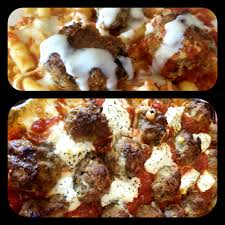 Baked Ziti With Parmesan Cream Sauce And Meatballs Seriouseats
