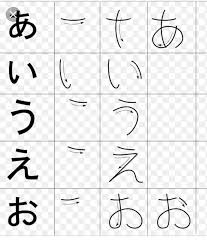 stroke order of first line of hiragana hiragana japanese