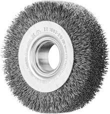 Wheel Brushes With Arbor Hole Rbu Crimped Steel Wire Suits Bench Grinders General Purpose By Pf