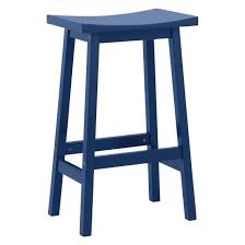 To finish it off the lynx features a convenient footrest on a sturdy brushed stainless steel stationary base that coordinates perfectly with modern kitchen. The Tuck Navy Blue Painted Bar Stool Is A Simple Yet Striking Design Made From Solid Timber With A Streamlined Seat That Has A Gentle Curve Buy Now At Habitat