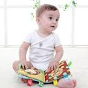 RUNZETA Soft Toys Baby Cloth Books for Touch & Feel Books Monkey ...