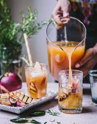 les meilleures recettes aux fruits grilles faciles et rapides elle a table iced tea drinking tea rosemary tea