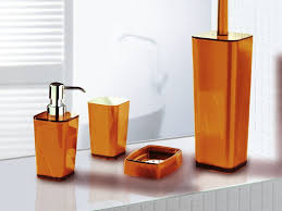 Burnt Orange Bathroom Accessories Orange Bathroom Accessories Orange Bathrooms Bathroom Accessories Design