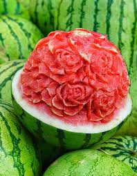 Turn each quartered piece horizontal and slice into 1 strips to create triangles. Watermelon Food Carving So Creative And Visual