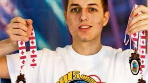 Dennis Grimm aus Eppertshausen bei Stacker Weltmeisterschaft in Kanada