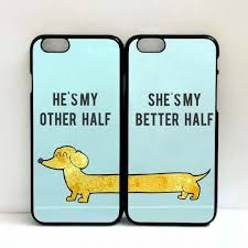 She My Better Half Couple Case For Iphone 6s 6 Case Friends Phone Case Couples Phone Cases Couple Cases