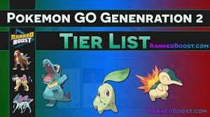 pokemon go generation 2 max cp chart gen 2 tier list top 10