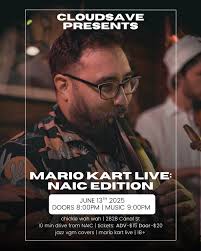 🎮🏁 CLOUDSAVE Presents: A Mario Kart Immersive Live Experience 🏁🎮 📅  Friday, June 13, 2025 📍 Chickie Wah Wah