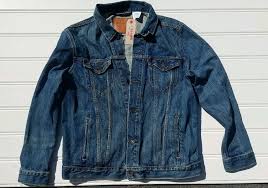 Nwt Levi S The Trucker Jacket In Shelf Denim Jeans Mens Xl 723340136 90 Msrp Levis Jeanjacket Denim Jeans Men Flannel Coat Trucker Jacket