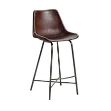 Tabouret De Bar Cuir Hollose Nordal Tabouret De Bar Tabouret Cuir