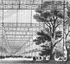 Interior Of The Crystal Palace A Cast Iron And Plate Glass Building Originally Erected In Hyde Park London England To House The Great Exhibition Of 1851 De