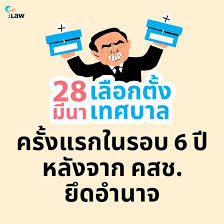 อย่างไรก็ตาม ในการเลือกตั้งสมาชิกสภาเทศบาลและนายกเทศมนตรี ในวันอาทิตย์ที่ 28 มีนาคม 2564 ผู้มีสิทธิเลือกตั้งต้องแจ้งเหตุ. Ly3aieaojnwwem