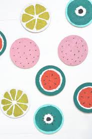 Do It Yourself Obst Untersetzer Bonny Und Kleid Korkuntersetzer Kreativ Basteln