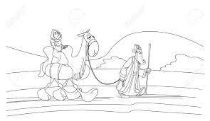 Its higher price, as compared to the one above, is explained by its 'purity'. Abraham Walks Along The Road And Leads A Camel Sarah Sits On Stock Photo Picture And Royalty Free Image Image 103786130