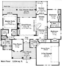 Craftsman Style House Plan 3 Beds 2 Baths 2034 Sq Ft Plan 51 520 Craftsman Style House Plans Ranch Style House Plans House Plans
