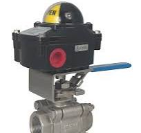 manual ball valve with limit switch box