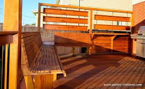 Banc De Coin Avec Dossier Courbe En Lattes De Cedre Patios Patio Amazing Apartments