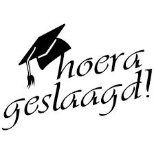 Handgeschilderd bord geslaagd, diploma, zwemdiploma. 13 Deelnemers Geslaagd Voor Diploma Sociale Hygiene Bokd